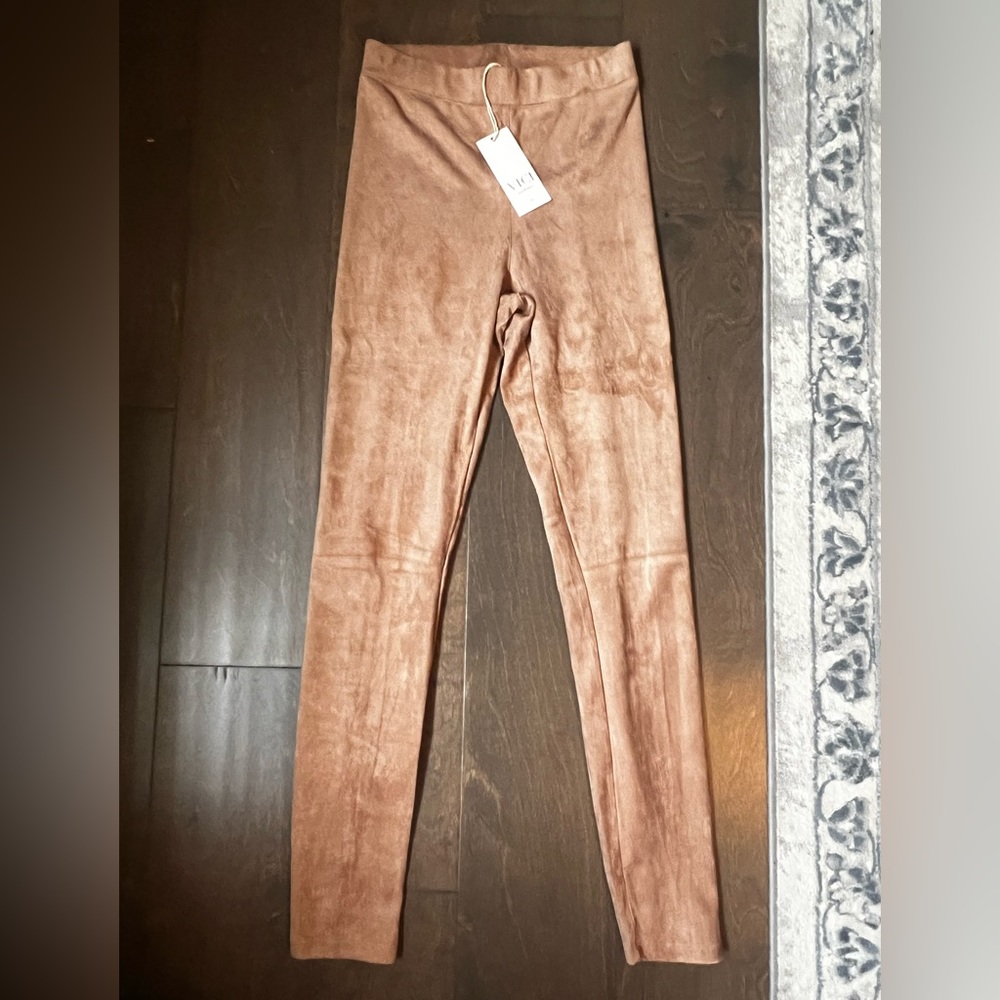 Vici faux suede leggings. Size Small.